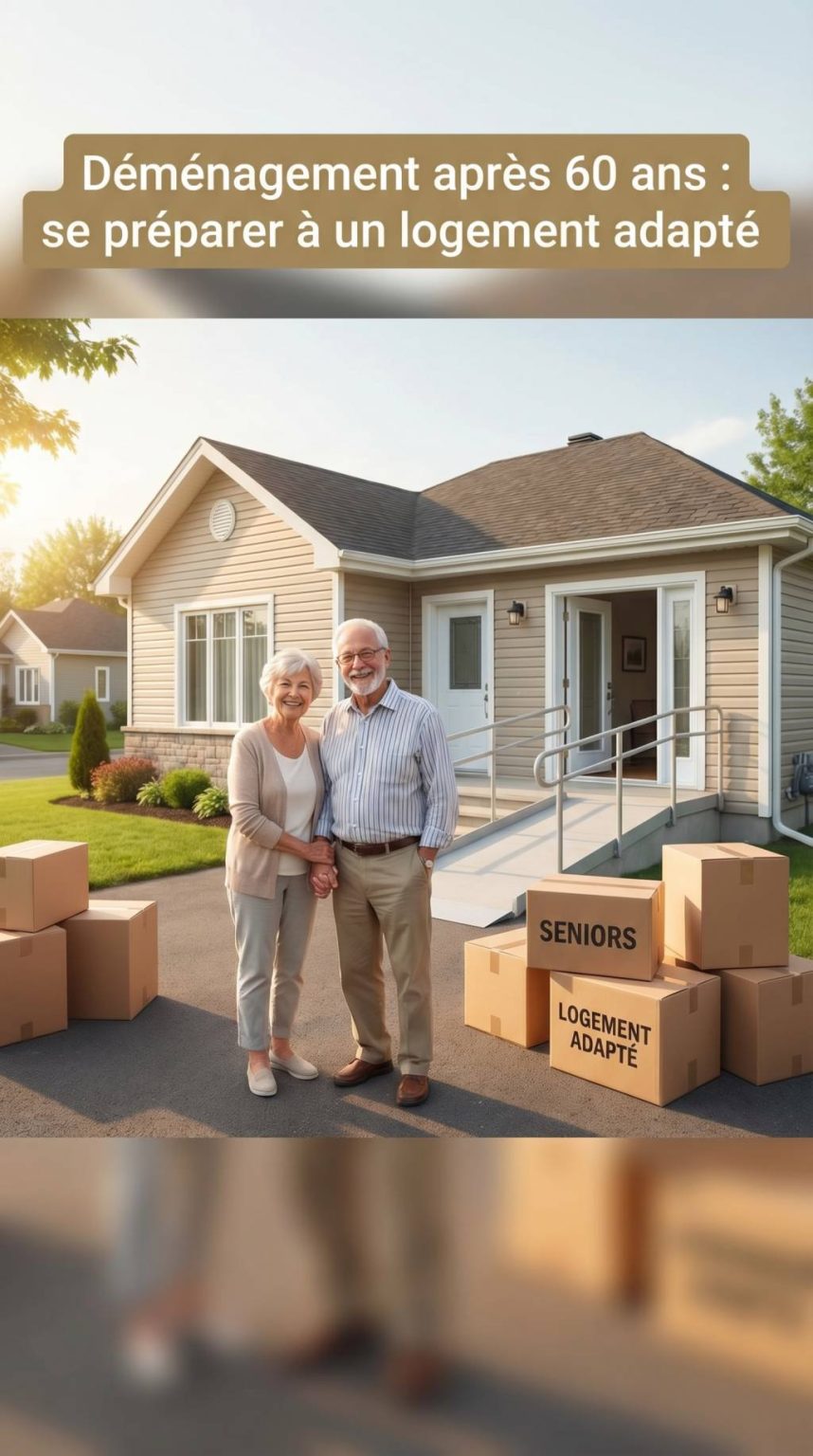 Déménagement après 60 ans : se préparer à un logement adapté Déménagement après 60 ans : se préparer à un logement adapté