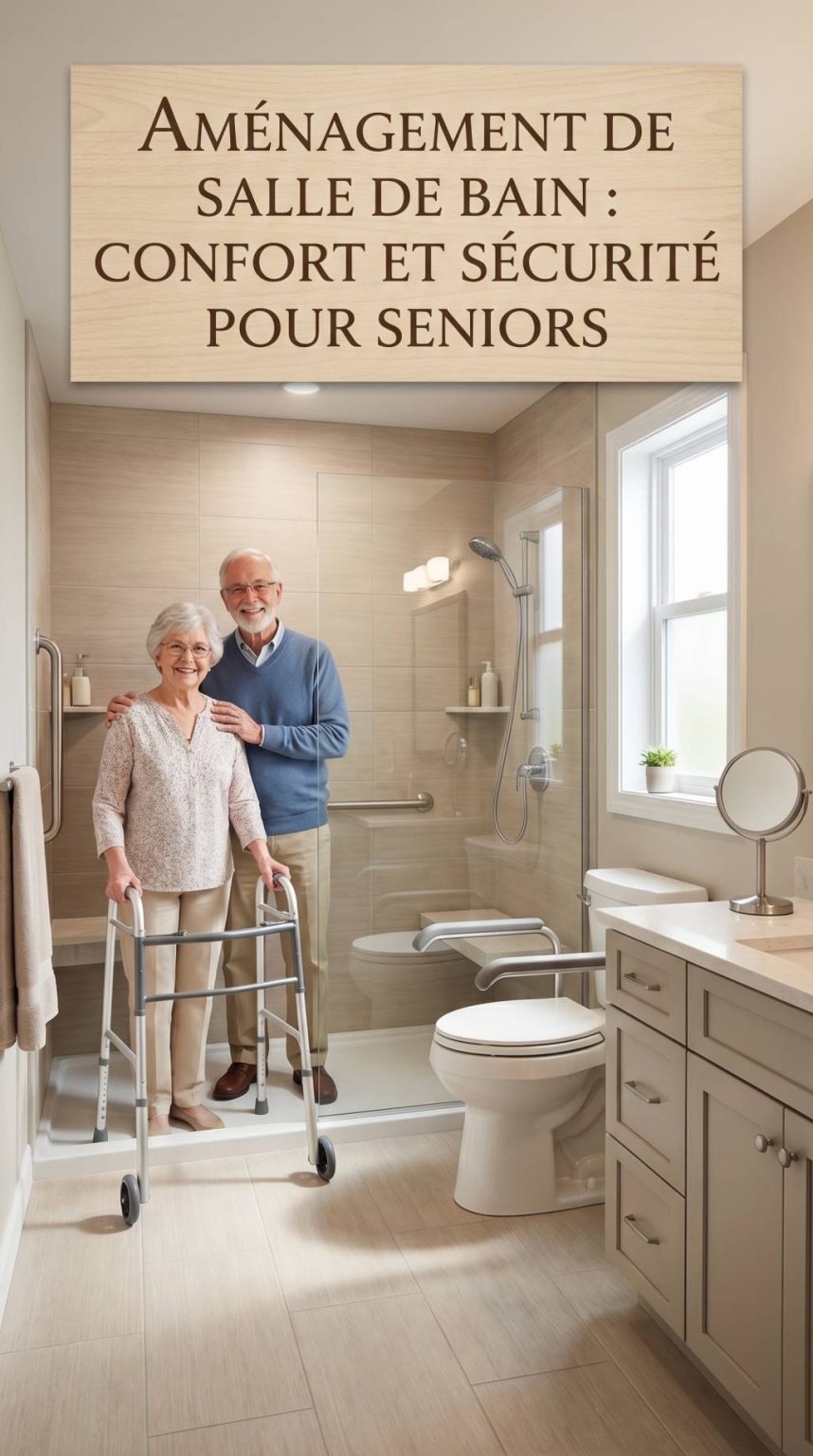 Aménagement de salle de bain : les équipements adaptés aux seniors Aménagement de salle de bain : les équipements adaptés aux seniors
